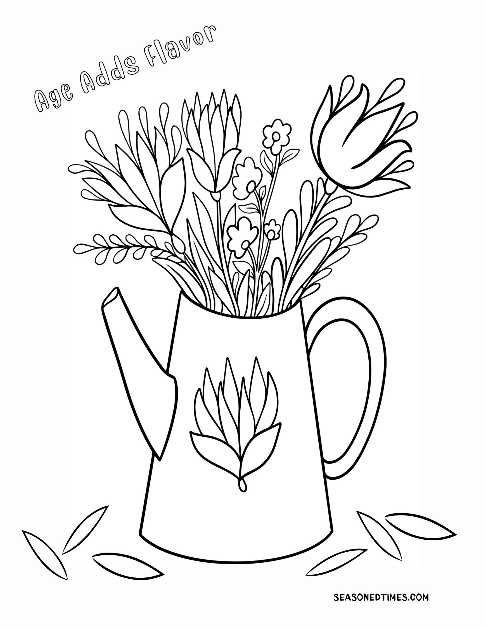 Free Easy Printable Coloring Pages For Seniors Infoupdate
