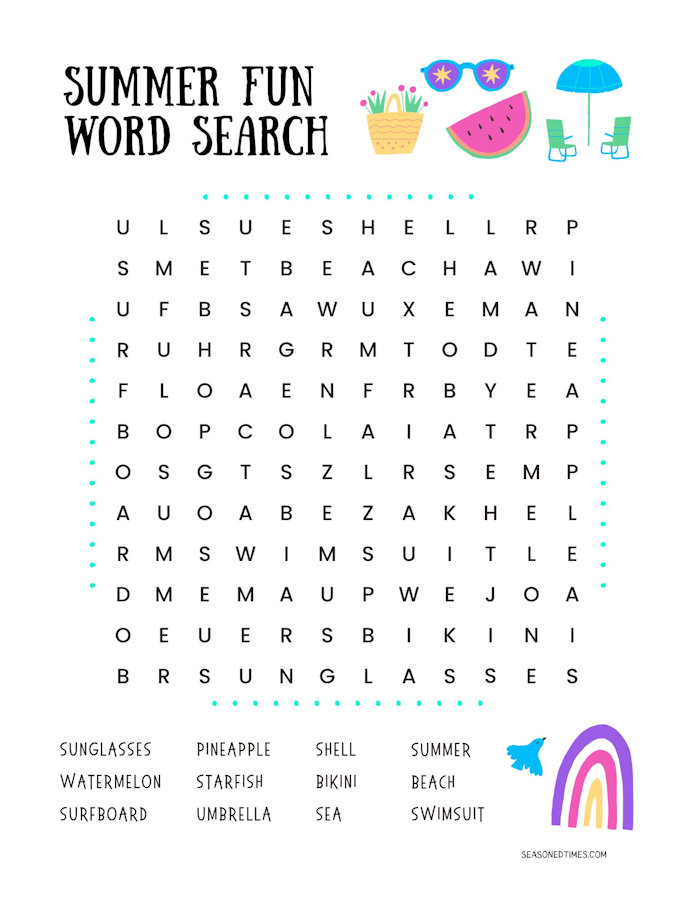 SummerFunWordSearch826